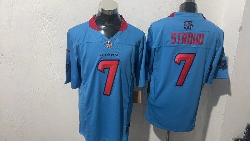 Houston Texans #7 C.J. Stroud Style 9 Football Jersey football jersey product view 1