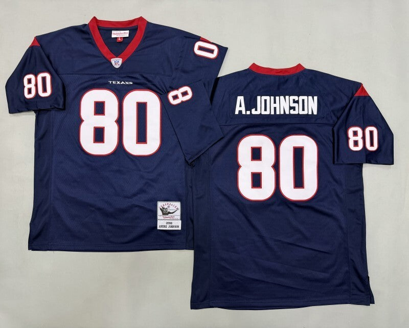Houston Texans #80 A.Johnson Houston Texans Team (2)_[1] Football Jersey football jersey product view 1