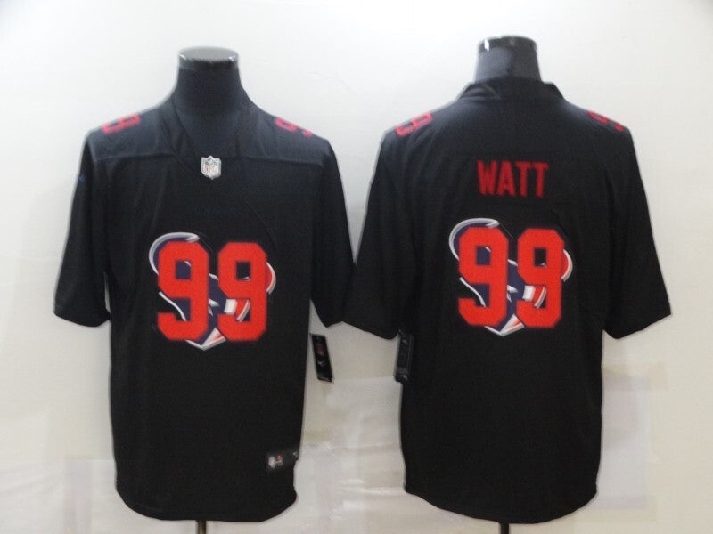 Houston Texans #99 JJ Watt Black Shadow 760 Football Jersey football jersey product view 1