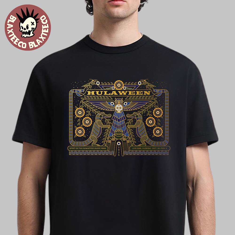Hulaween Live Oak Florida 2025 Venue Poster Spirit Of The The Svwannee Music Park From October 30 To November 2 2025 T-Shirt - T-Shirt, Sweatshirt, Hoodie