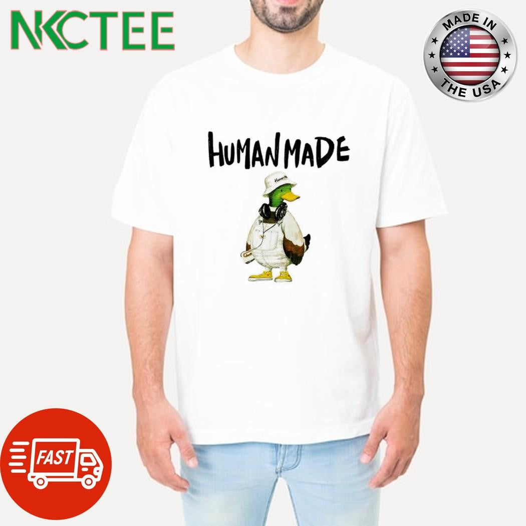Human Made Headphone hiphop Duck shirt Unisex T-shirt, Sweatshirt, Hoodie, Long Sleeve Tee - T-Shirt, Sweatshirt, Hoodie