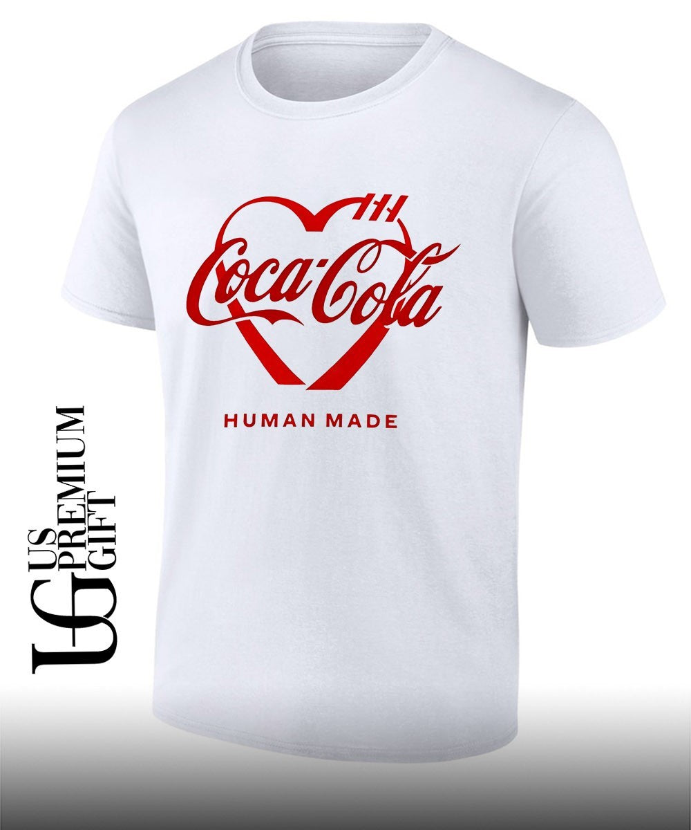 Human Made X Cocacola graphic logo shirt Unisex T-shirt, Sweatshirt, Hoodie, Long Sleeve Tee - T-Shirt, Sweatshirt, Hoodie
