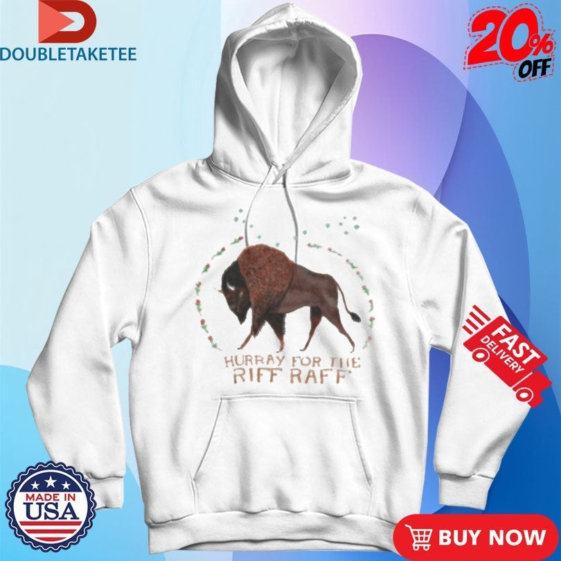 Hurray For The Riff Raff Buffalo - Adult & Kids T-Shirts, Sweatshirts & Hoodies apparel design preview 2