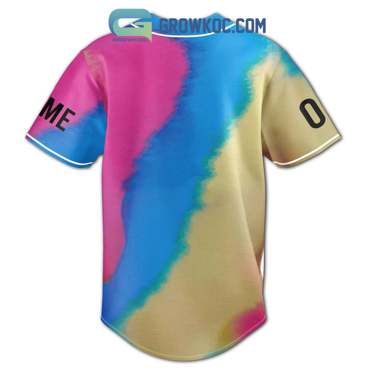 I Am K Enough Personalized Baseball Jersey baseball jersey product view 3