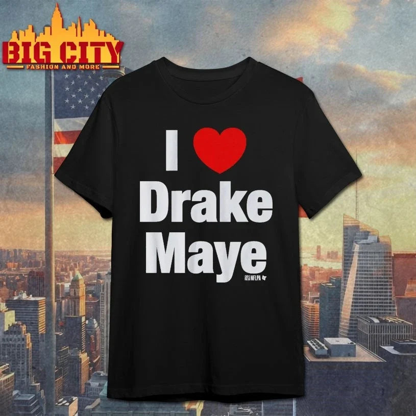 I Heart Drake Maye shirt Unisex T-shirt, Sweatshirt, Hoodie, Long Sleeve Tee - T-Shirt, Sweatshirt, Hoodie