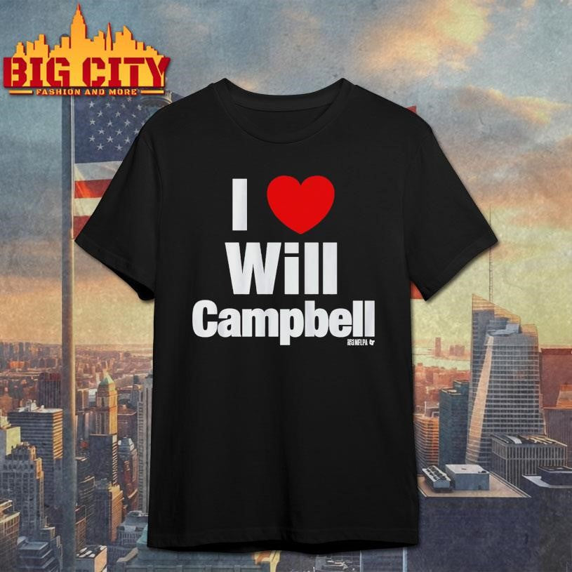 I Heart Will Campbell Shirt Unisex T-shirt, Sweatshirt, Hoodie, Long Sleeve Tee - T-Shirt, Sweatshirt, Hoodie