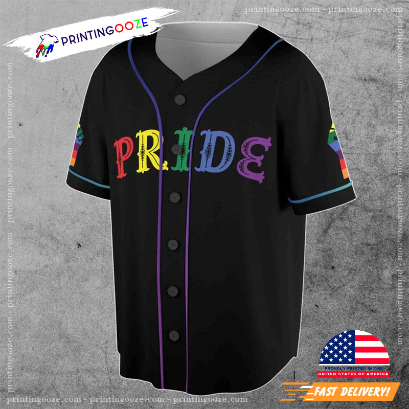 I Licked It So It’s Mine Pride Month Baseball Jersey baseball jersey product view 3