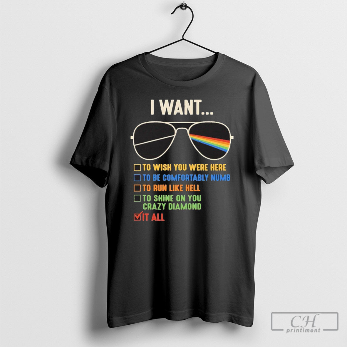 I Want To Wish You Were Here To Be Comfortably Numb Unisex T-shirt, Sweatshirt, Hoodie, Long Sleeve Tee - T-Shirt, Sweatshirt, Hoodie