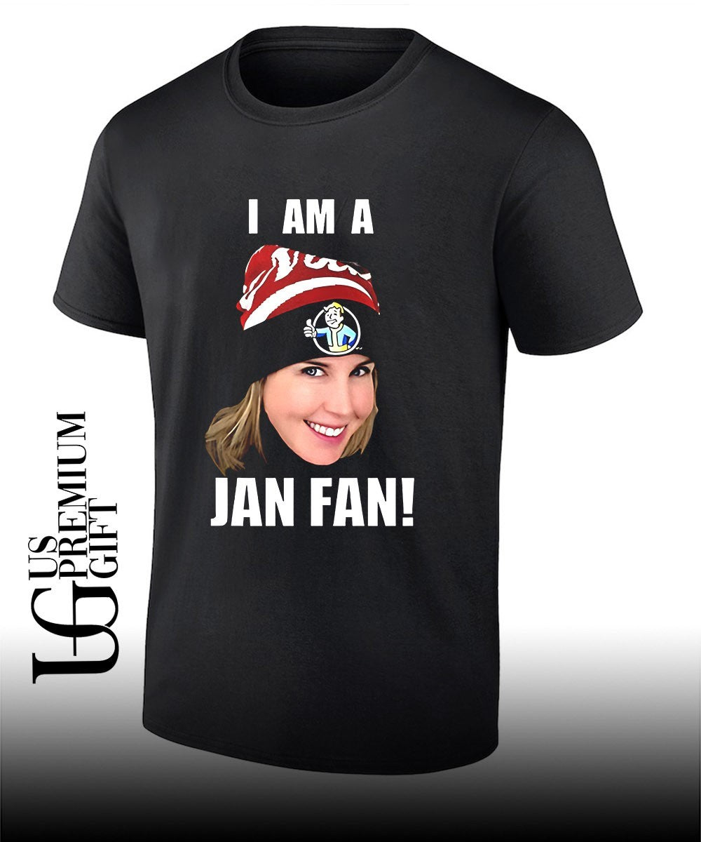 I am a jan fans Jan Johns Voice Actor shirt Unisex T-shirt, Sweatshirt, Hoodie, Long Sleeve Tee - T-Shirt, Sweatshirt, Hoodie