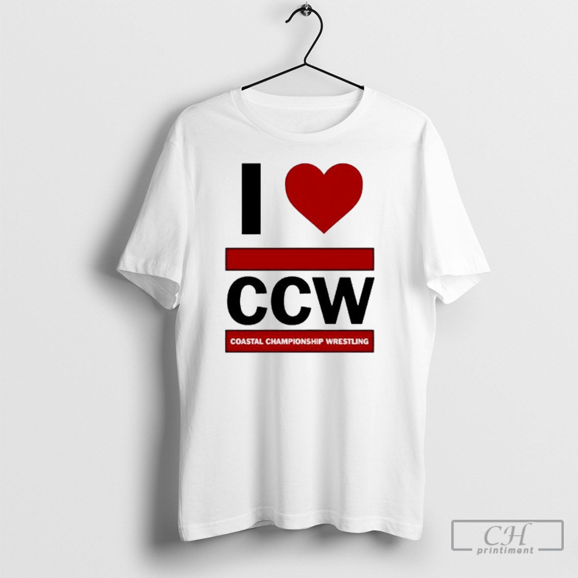 I Love Ccw Coastal Championship Wrestling Unisex T-shirt, Sweatshirt, Hoodie, Long Sleeve Tee - T-Shirt, Sweatshirt, Hoodie
