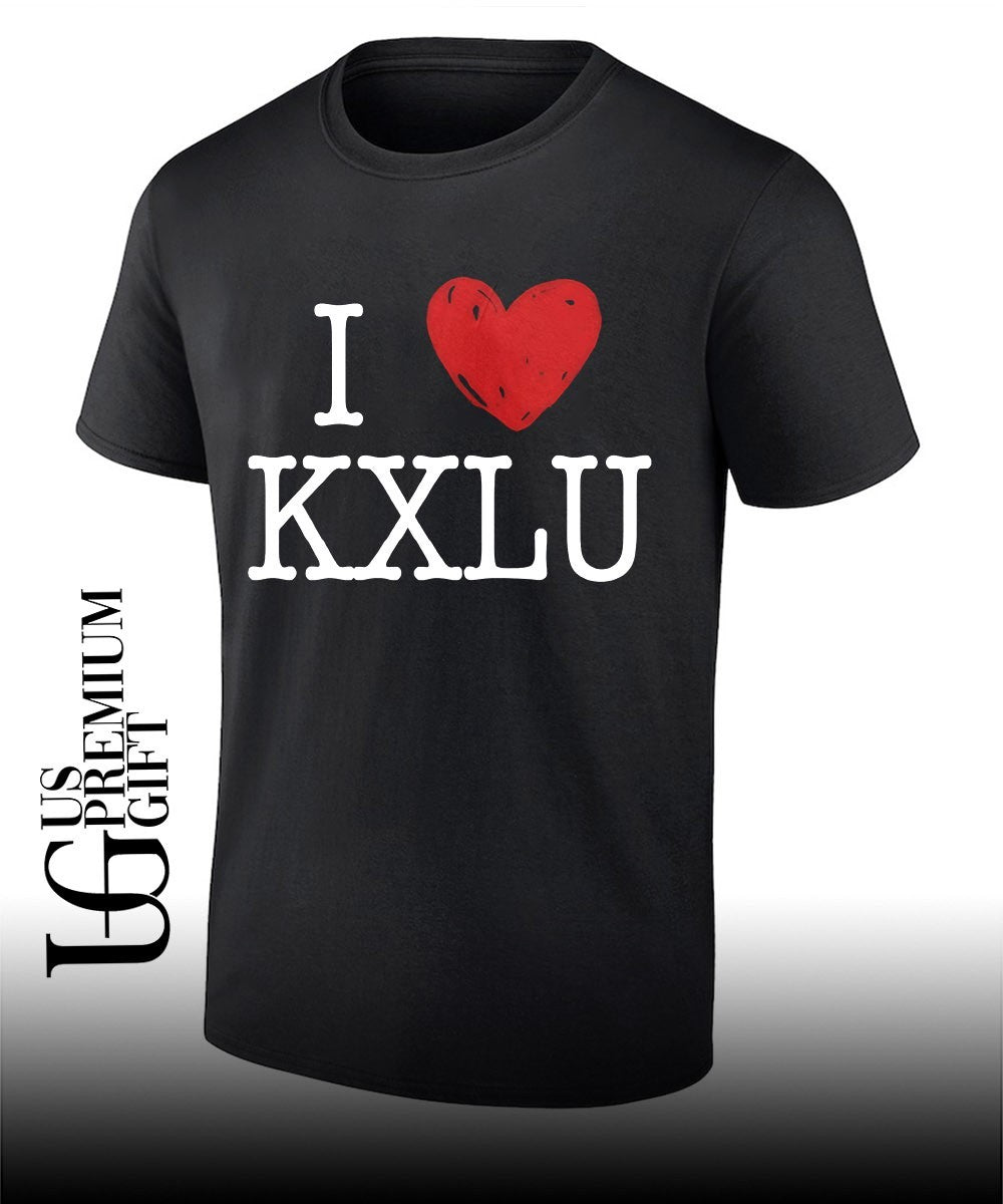 I love KXLU shirt Unisex T-shirt, Sweatshirt, Hoodie, Long Sleeve Tee - T-Shirt, Sweatshirt, Hoodie