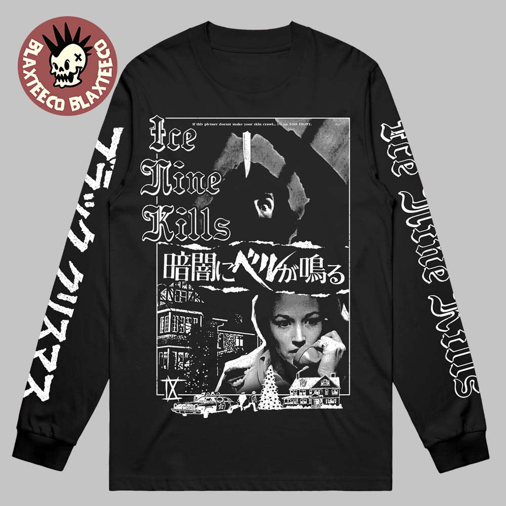 Ice Nine Kills A Christmas Gory 2025 Dial M for Murder Inspired Black Metal Christmas Long Sleeve - T-Shirt, Sweatshirt, Hoodie