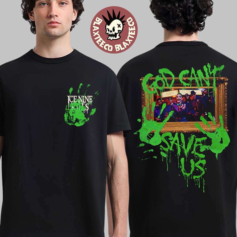 Ice Nine Kills The Laugh Track God Cant Save Us Two Sided T-Shirt Unisex T-shirt, Sweatshirt, Hoodie, Long Sleeve Tee - T-Shirt, Sweatshirt, Hoodie