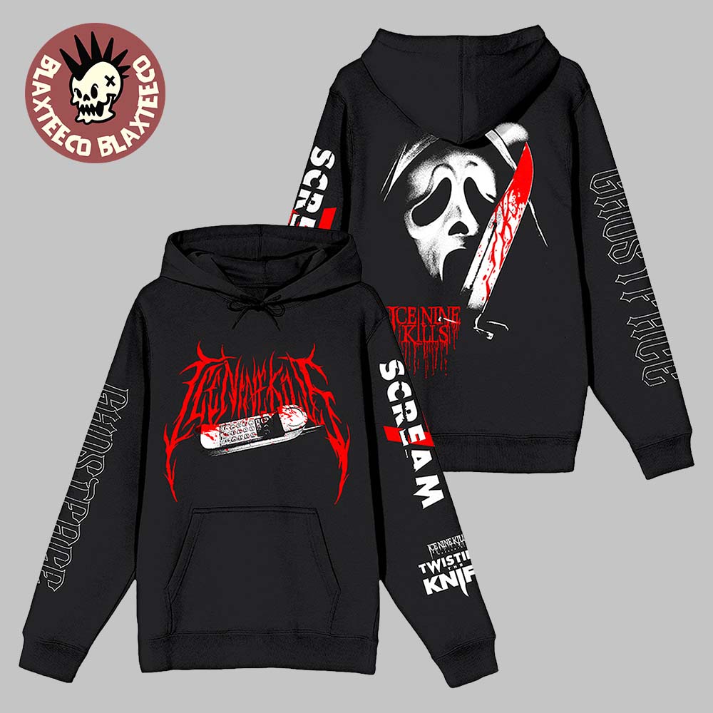 Ice Nine Kills X Ghost Face Scream 7 Nightmare On The Knife Part One Merch Last Call Hoodie - T-Shirt, Sweatshirt, Hoodie