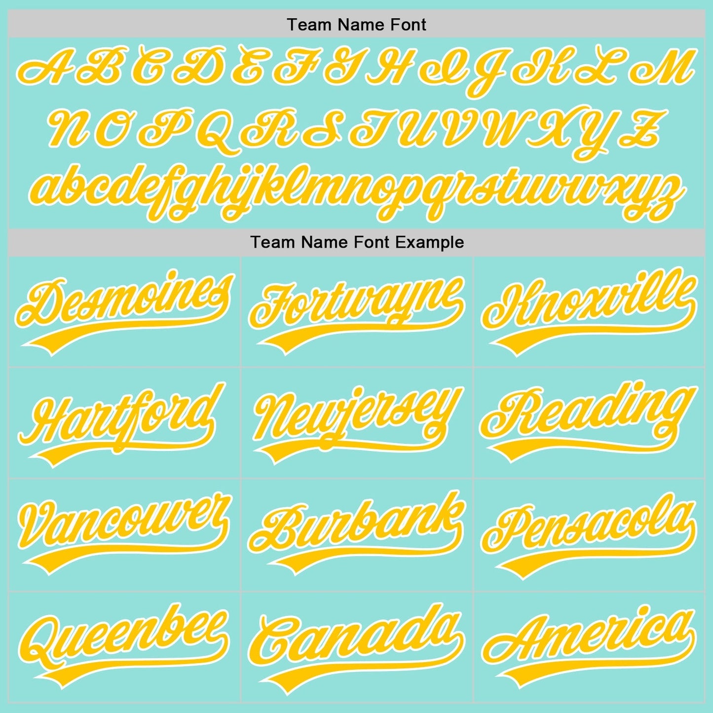 Custom Ice Blue Yellow-White Authentic Baseball Jersey baseball jersey product view 4