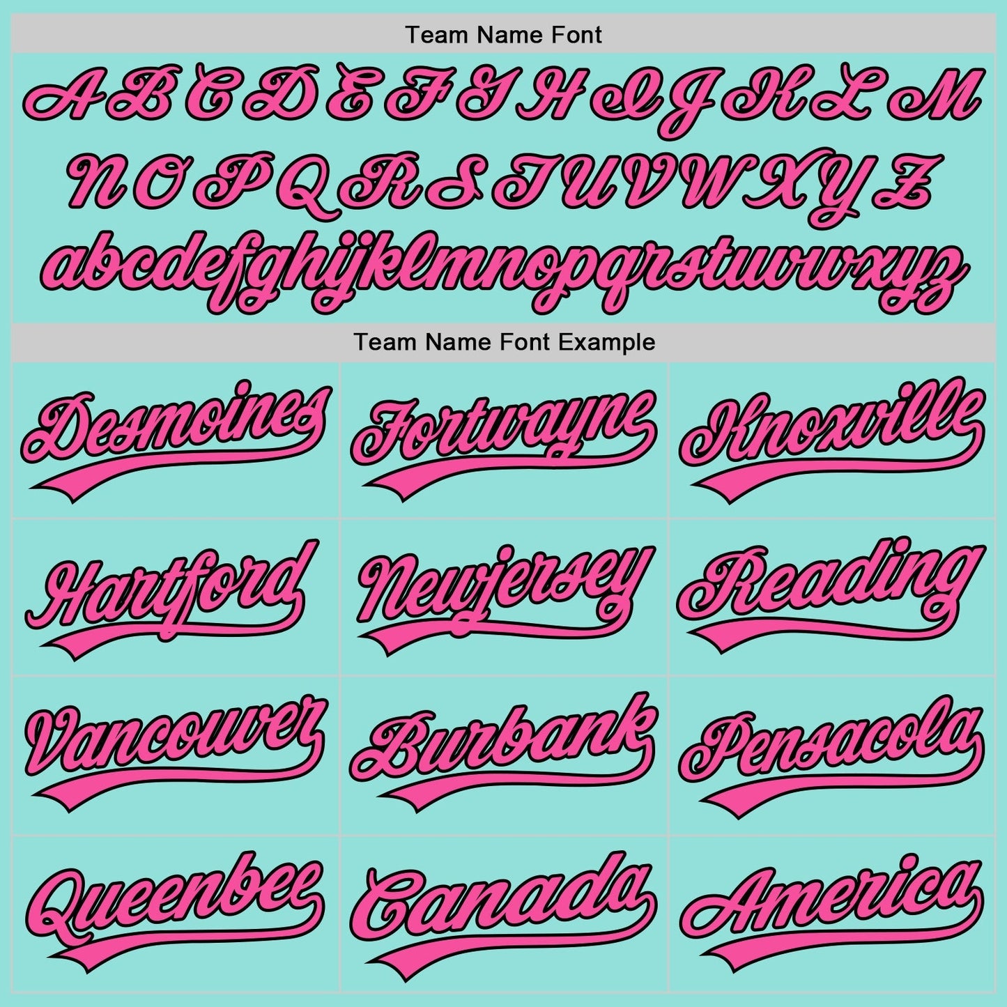 Custom Ice Blue Pink-Black Authentic Baseball Jersey baseball jersey product view 4