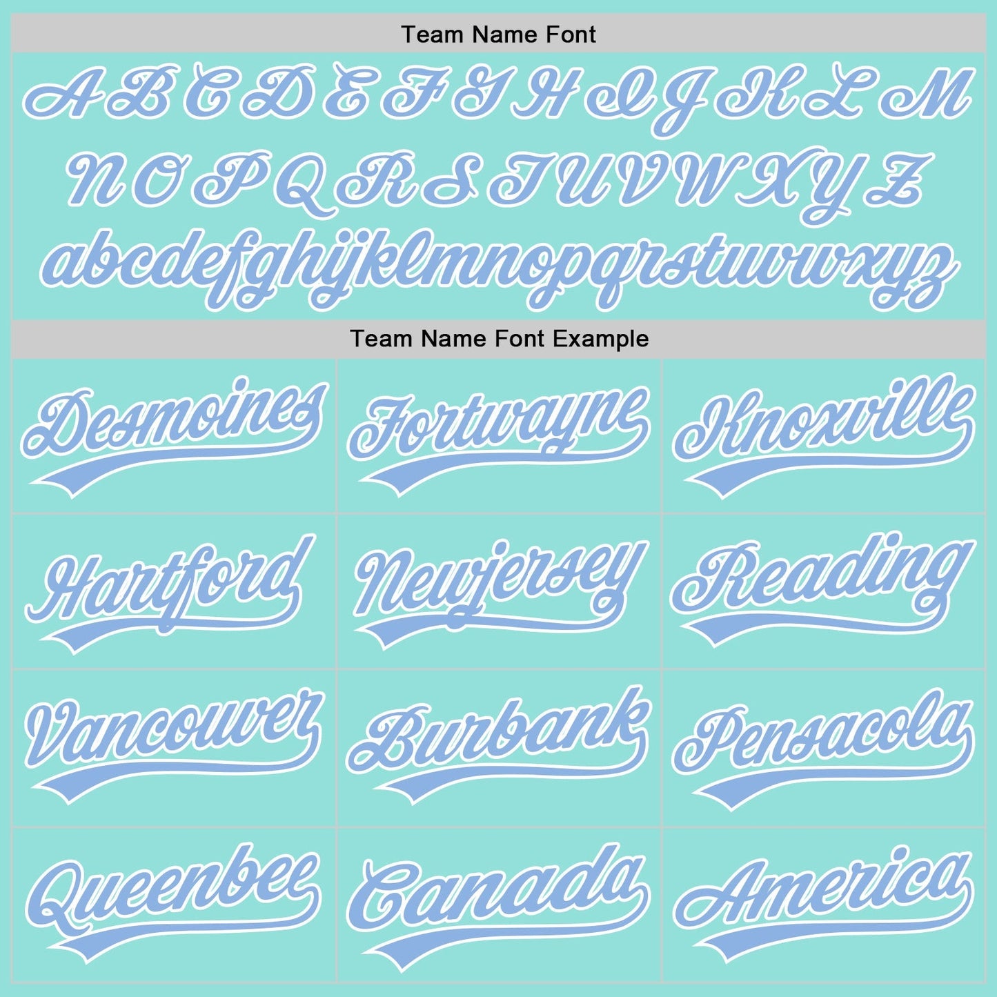 Custom Ice Blue Light Blue-White Authentic Baseball Jersey baseball jersey product view 4