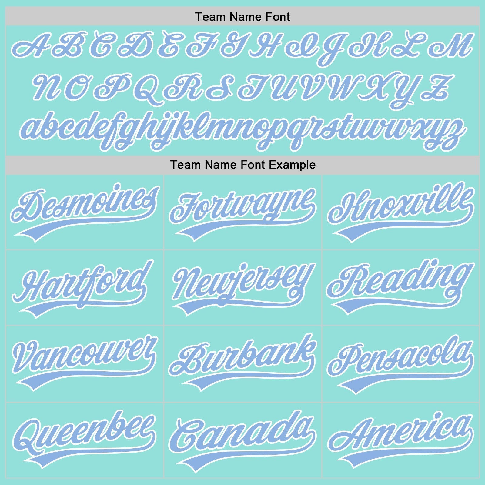 Custom Ice Blue Light Blue-White Authentic Baseball Jersey baseball jersey product view 4