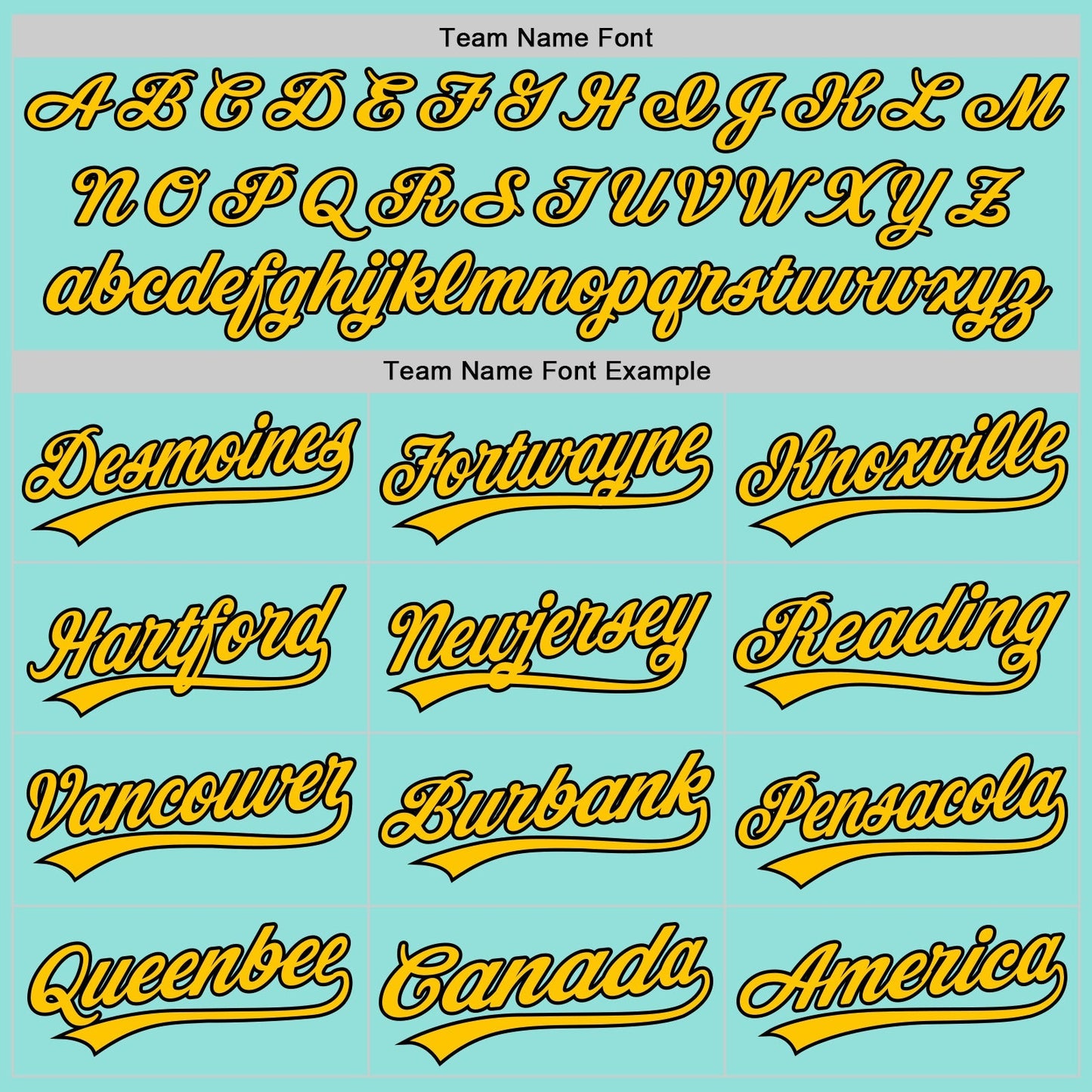 Custom Ice Blue Black-Yellow Authentic Baseball Jersey baseball jersey product view 4