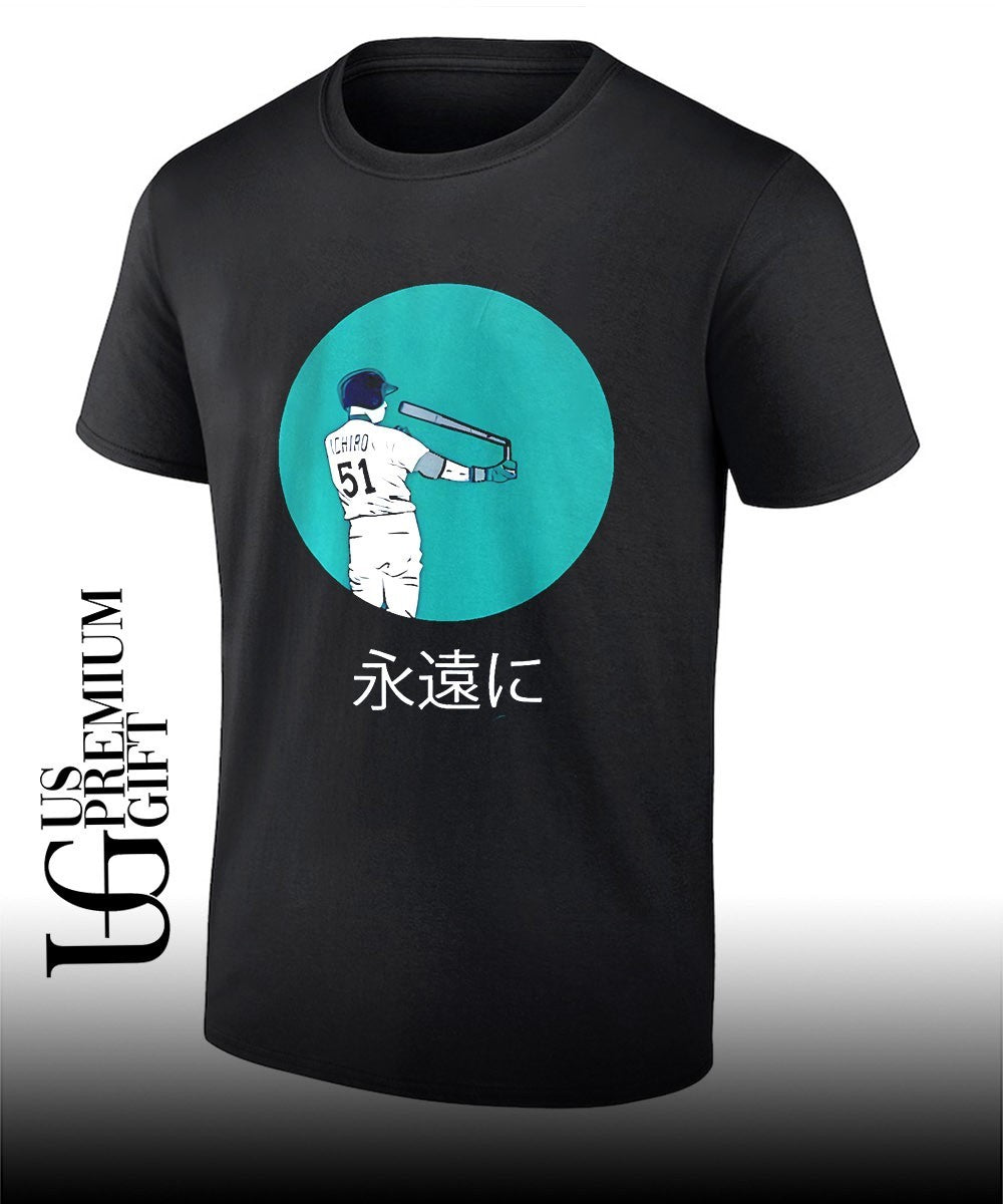 Ichiro Suzuki Seattle Mariners baseball back shirt Unisex T-shirt, Sweatshirt, Hoodie, Long Sleeve Tee - T-Shirt, Sweatshirt, Hoodie