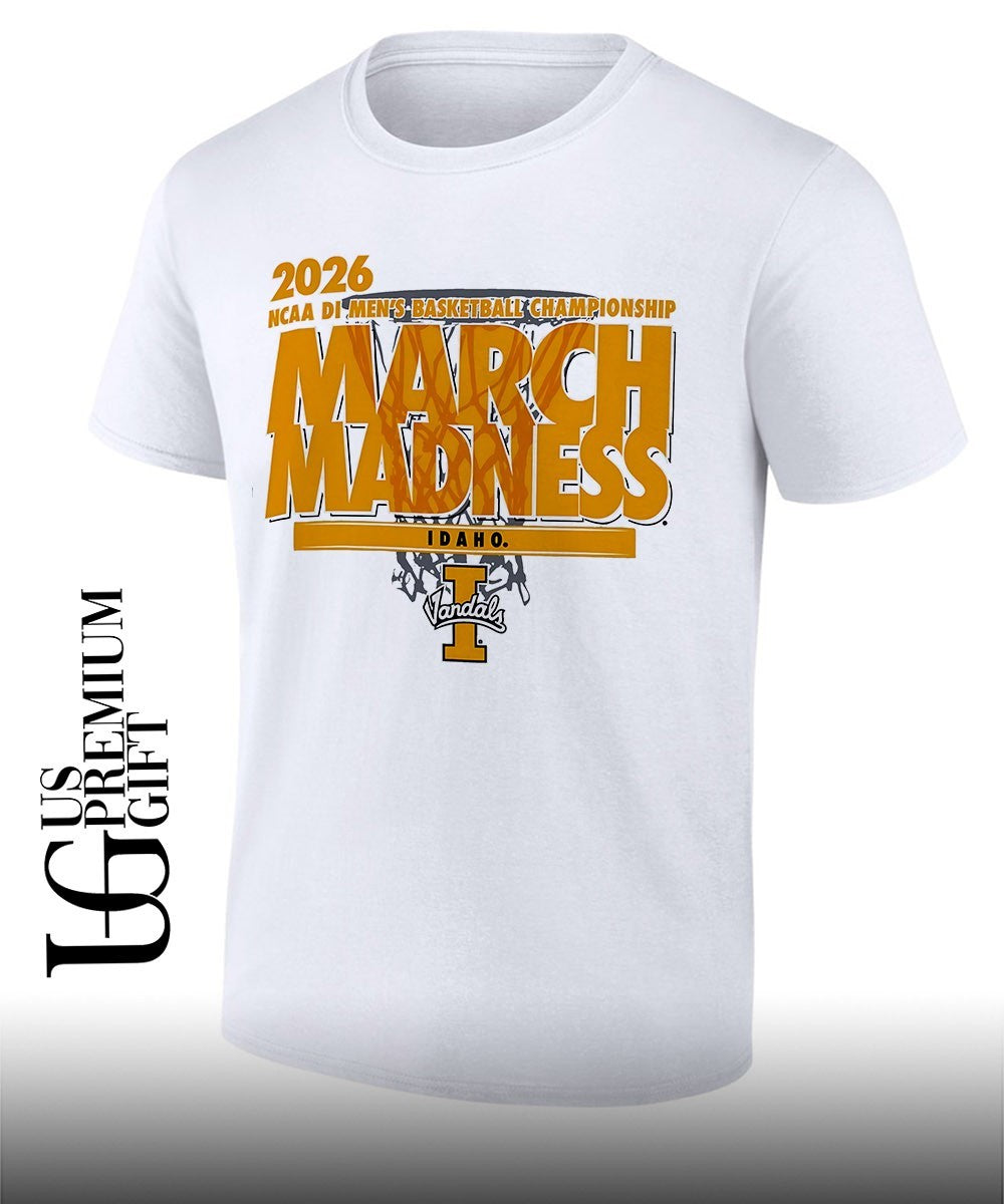 Idaho Vandals March Madness NCAA D1 Mens basketball Championship 2026 shirt Unisex T-shirt, Sweatshirt, Hoodie, Long Sleeve Tee - T-Shirt, Sweatshirt, Hoodie