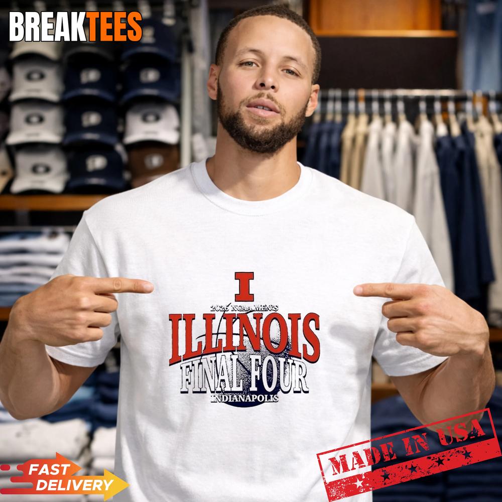 Illinois Basketball 2026 Final Four Indianapolis T-Shirt Unisex T-shirt, Sweatshirt, Hoodie, Long Sleeve Tee - T-Shirt, Sweatshirt, Hoodie