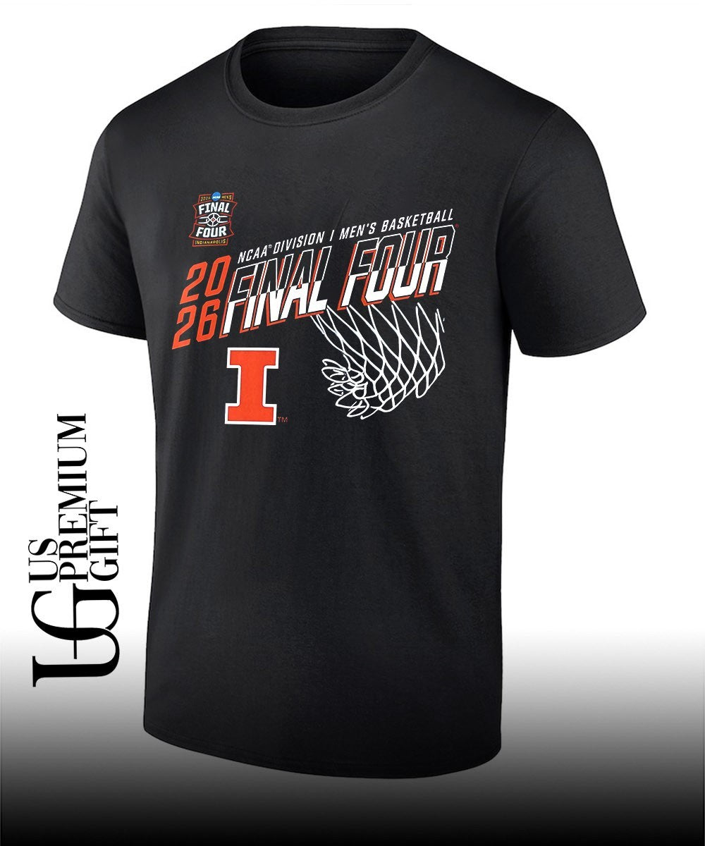 Illinois Fighting Illini 2026 NCAA D1 Mens Basketball March Madness Final Four shirt Unisex T-shirt, Sweatshirt, Hoodie, Long Sleeve Tee - T-Shirt, Sweatshirt, Hoodie