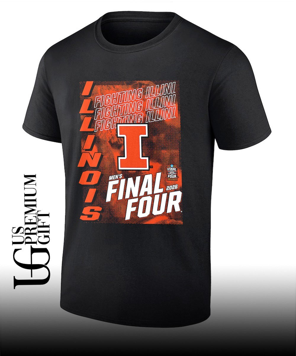 Illinois Fighting Illini 2026 NCAA Mens Basketball Tournament March Madness Final Four shirt - T-Shirt, Sweatshirt, Hoodie