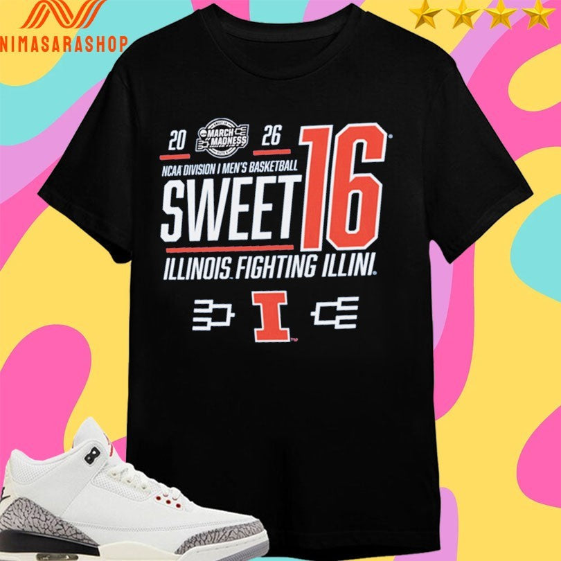 Illinois Fighting Illini 2026 Ncaa Division I Men's - Adult & Kids T-Shirts, Sweatshirts & Hoodies apparel design preview 1
