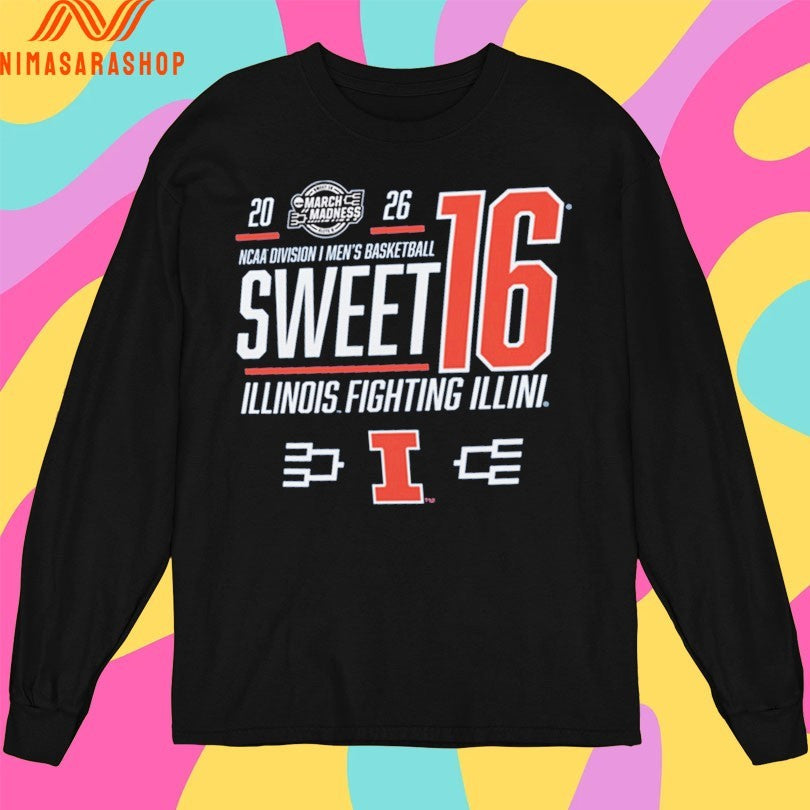 Illinois Fighting Illini 2026 Ncaa Division I Men's - Adult & Kids T-Shirts, Sweatshirts & Hoodies apparel design preview 3
