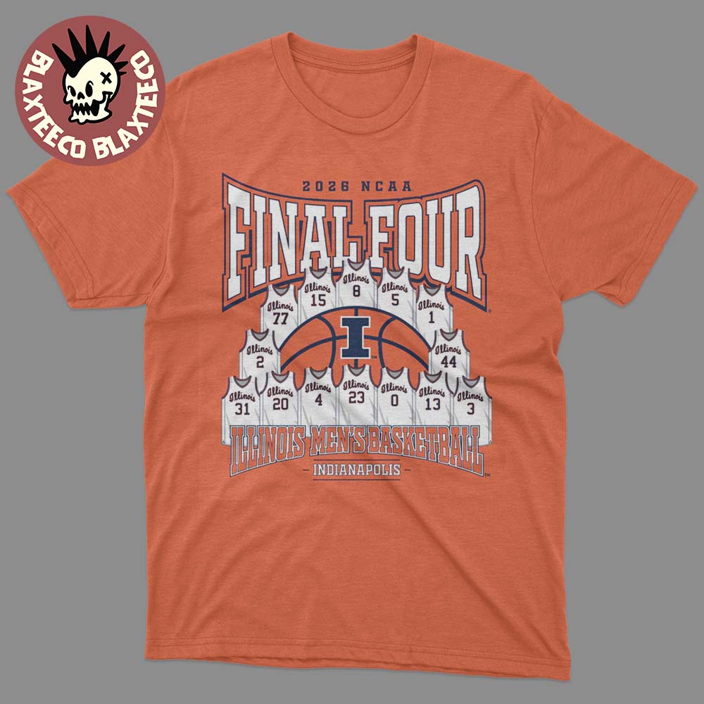 Illinois Fighting Illini Mens Basketball 2026 NCAA Final Four Jersey Madness T-Shirt Unisex T-shirt, Sweatshirt, Hoodie, Long Sleeve Tee - T-Shirt, Sweatshirt, Hoodie