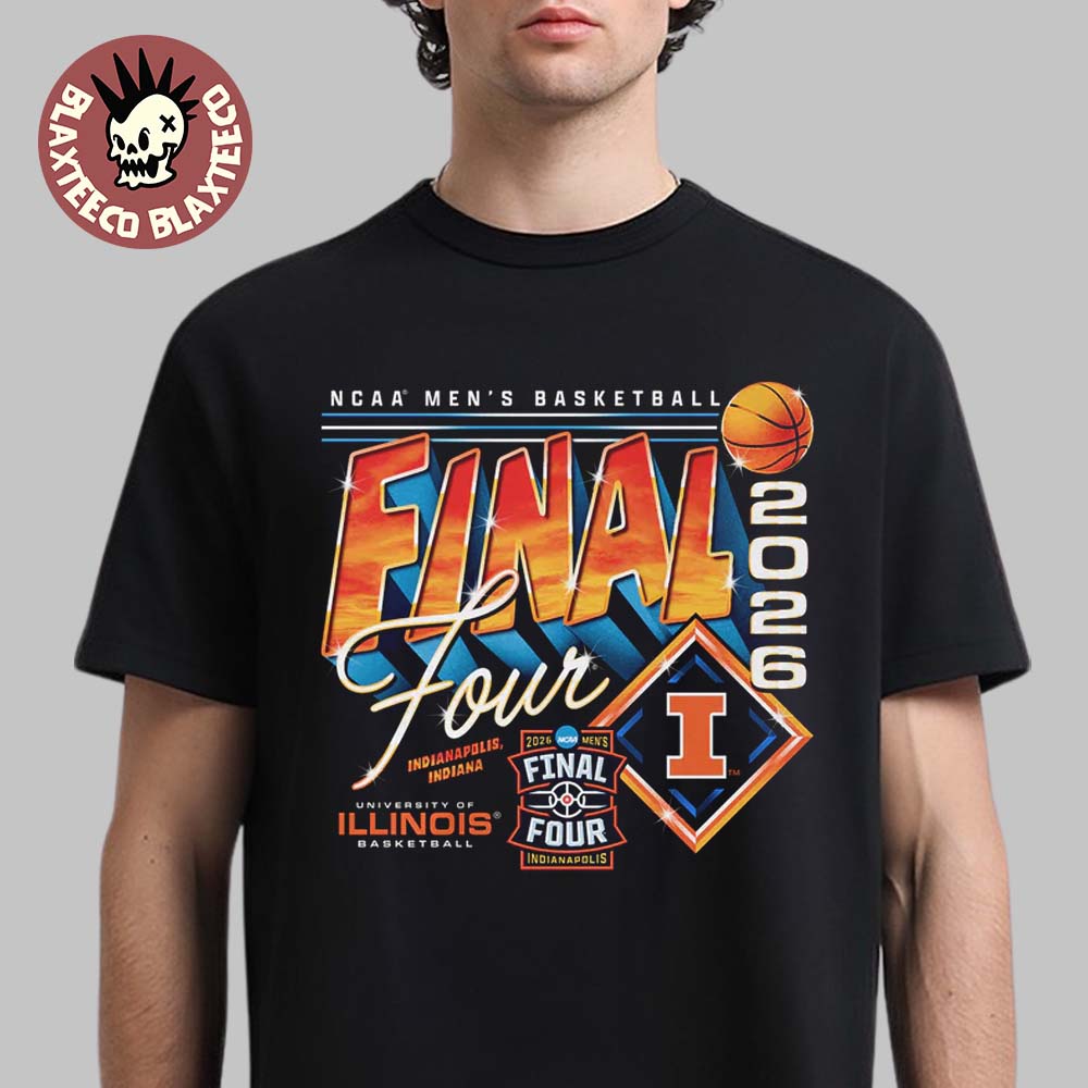 Illinois Fighting Illini Mens Basketball 2026 NCAA Final Four Streetwear T-Shirt Unisex T-shirt, Sweatshirt, Hoodie, Long Sleeve Tee - T-Shirt, Sweatshirt, Hoodie