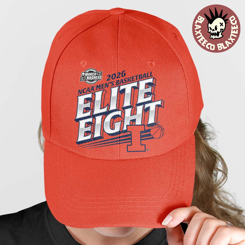 Illinois Fighting Illini Mens Basketball 2026 NCAA March Madness Elite 8 Cap Hat Snapback - T-Shirt, Sweatshirt, Hoodie