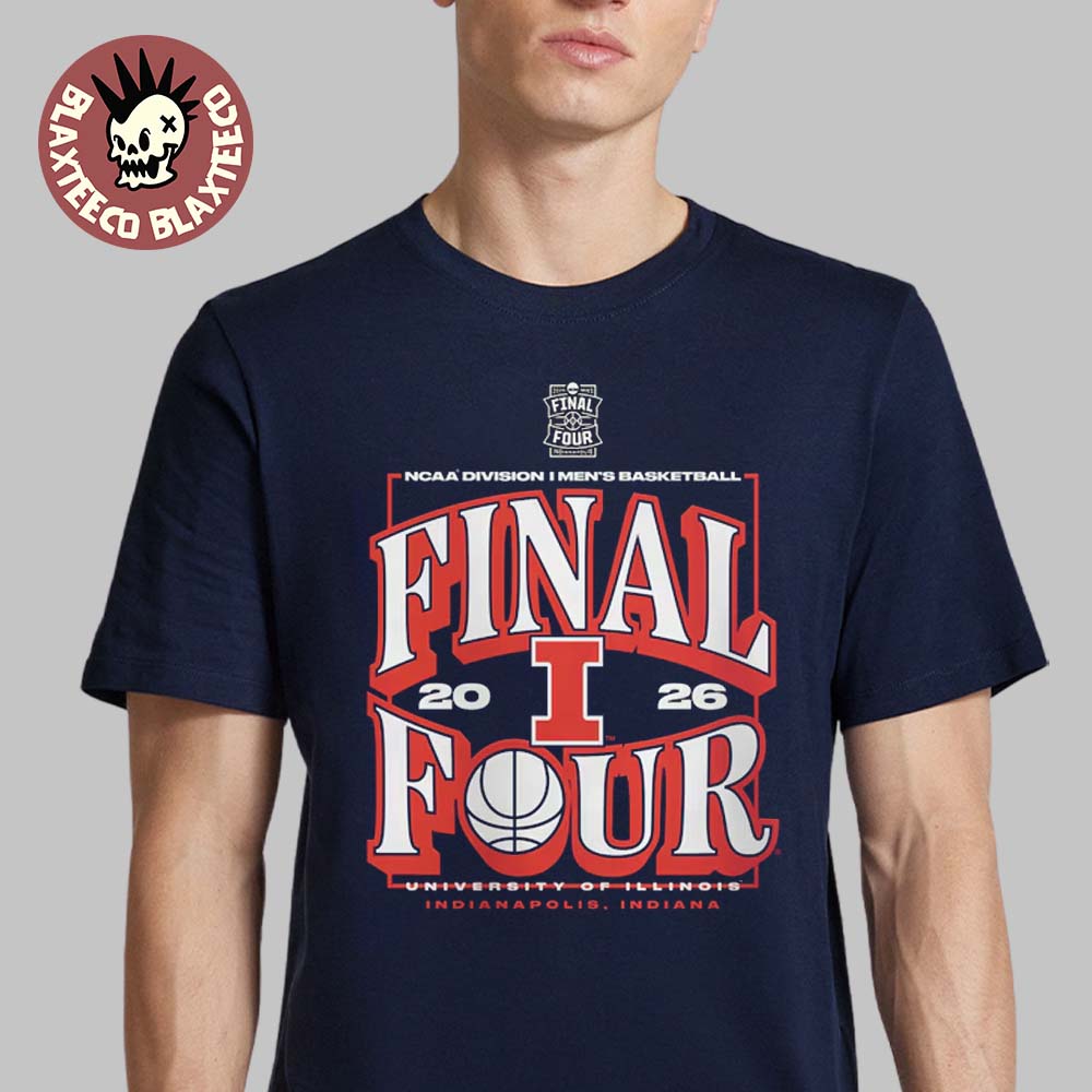Illinois Fighting Illini Mens Basketball 2026 NCAA Tournament Final Four Indiana Bound T-Shirt - T-Shirt, Sweatshirt, Hoodie