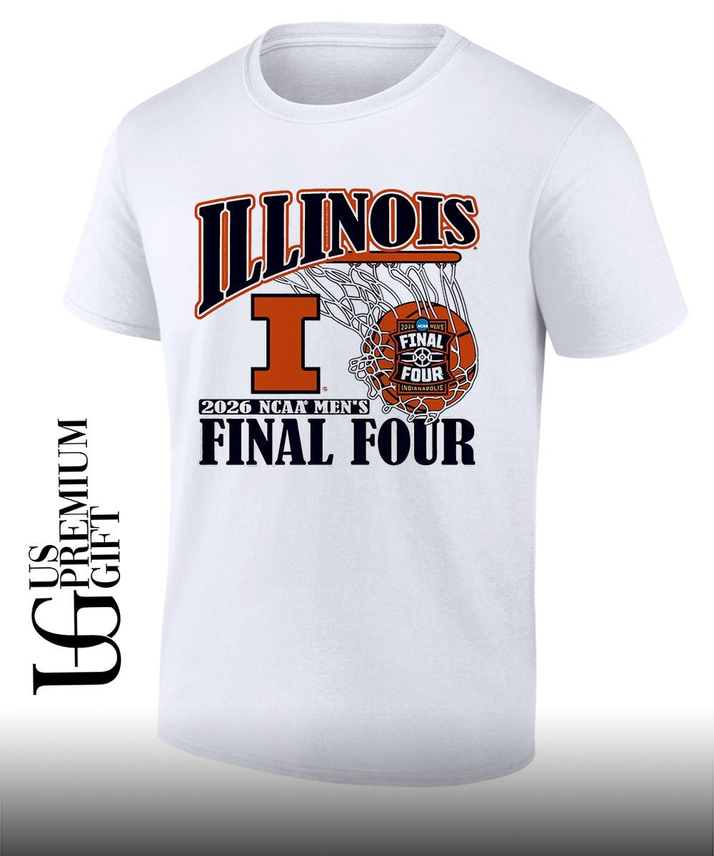 Illinois Fighting Illini NCAA Mens basketball NCAA Final Four 2026 Indianapolis shirt Unisex T-shirt, Sweatshirt, Hoodie, Long Sleeve Tee - T-Shirt, Sweatshirt, Hoodie