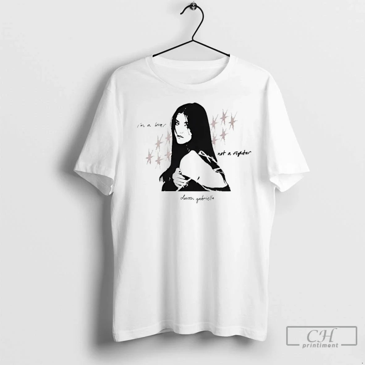 Im A Lover Not A Fighter Devon Gabriella Star T Shirts Unisex T-shirt, Sweatshirt, Hoodie, Long Sleeve Tee - T-Shirt, Sweatshirt, Hoodie
