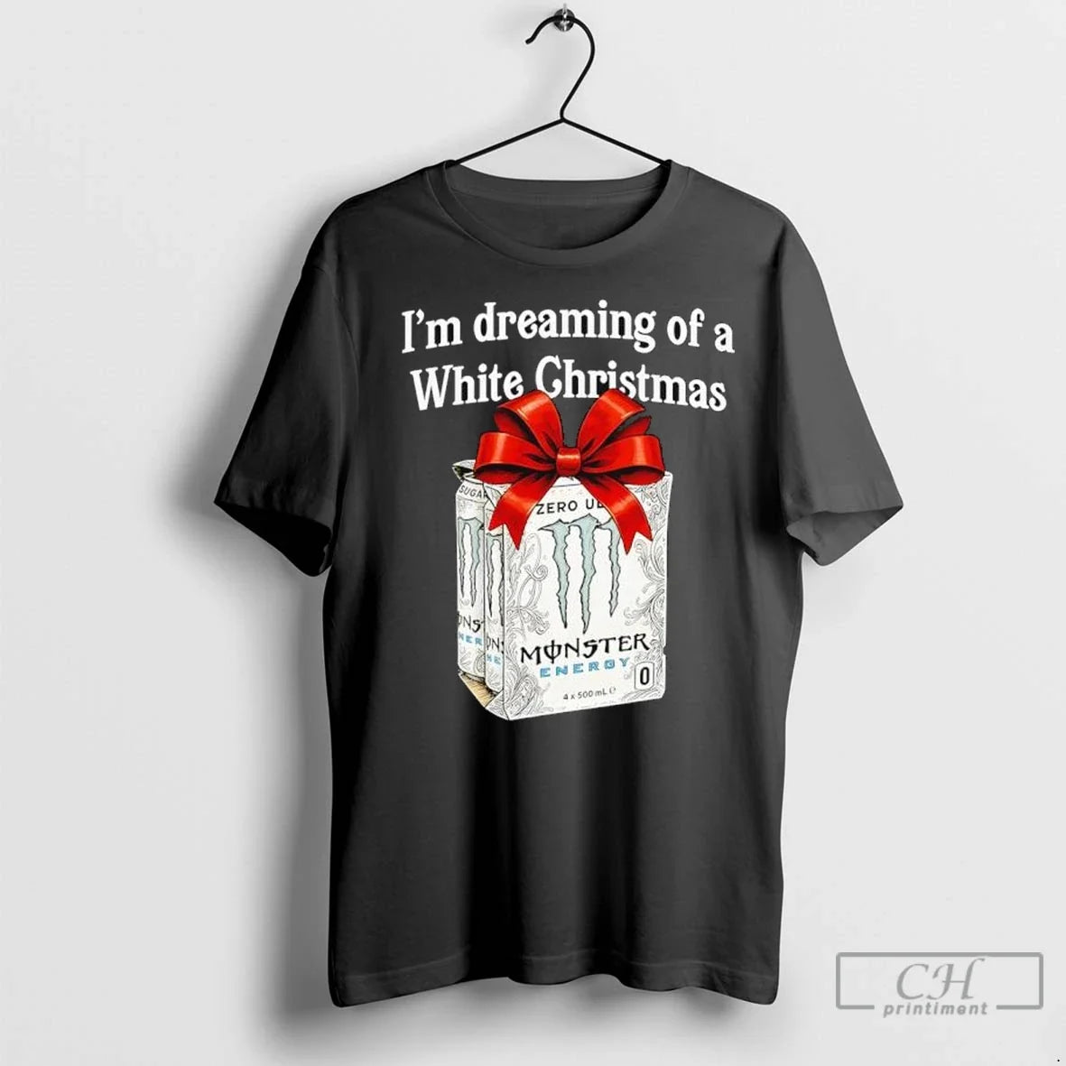 Im Dreaming Of A White Christmas Monster Beer T Shirts Unisex T-shirt, Sweatshirt, Hoodie, Long Sleeve Tee - T-Shirt, Sweatshirt, Hoodie