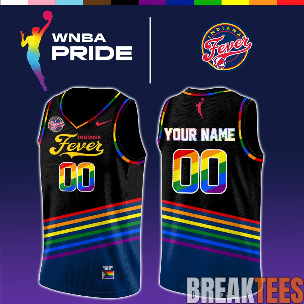 Indiana Fever 2026 WNBA x Pride Day Limited Edition Jersey Unisex T-shirt, Sweatshirt, Hoodie, Long Sleeve Tee - T-Shirt, Sweatshirt, Hoodie