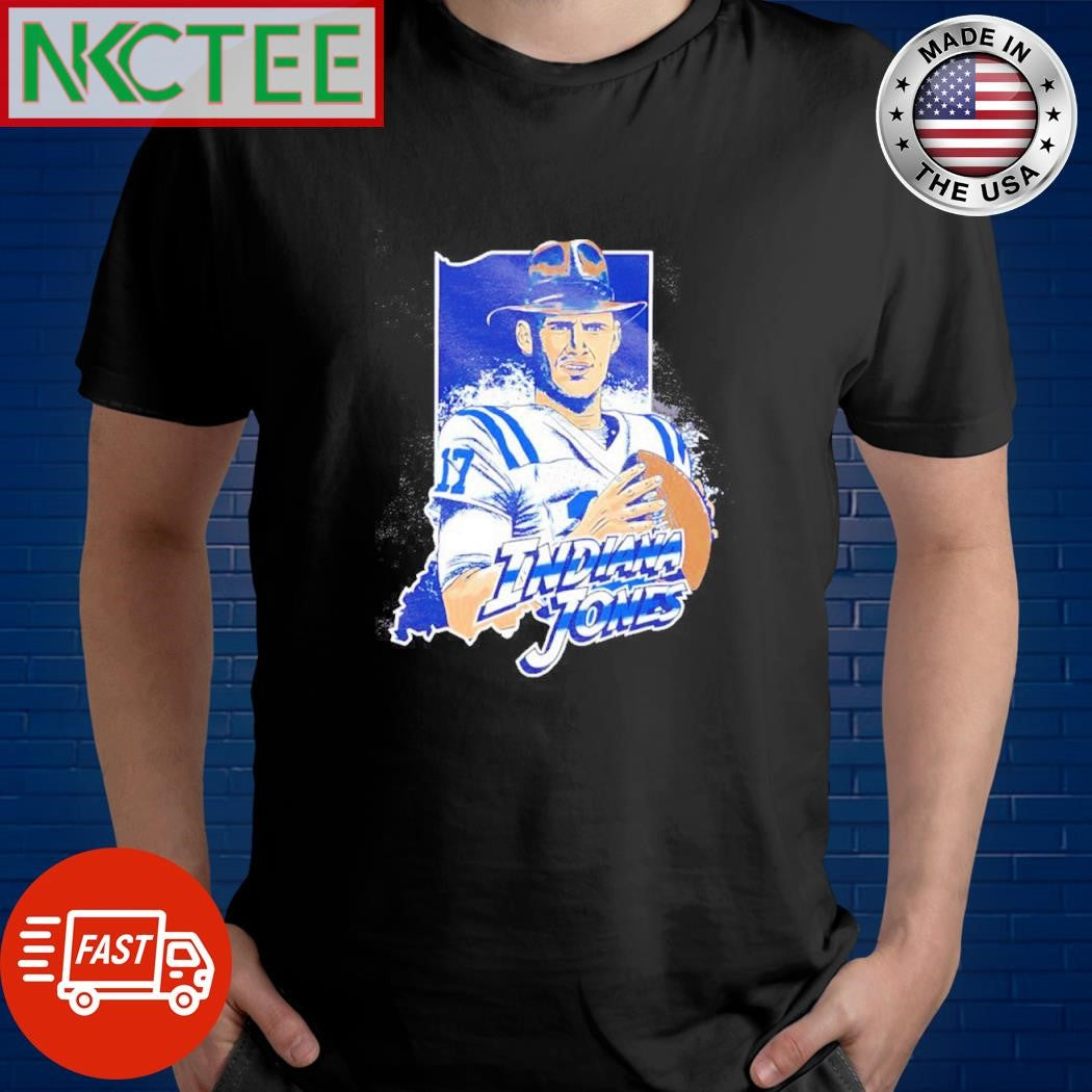 Indiana Jones 17 Indianapolis Colts Football Daniel Jones shirt Unisex T-shirt, Sweatshirt, Hoodie, Long Sleeve Tee - T-Shirt, Sweatshirt, Hoodie