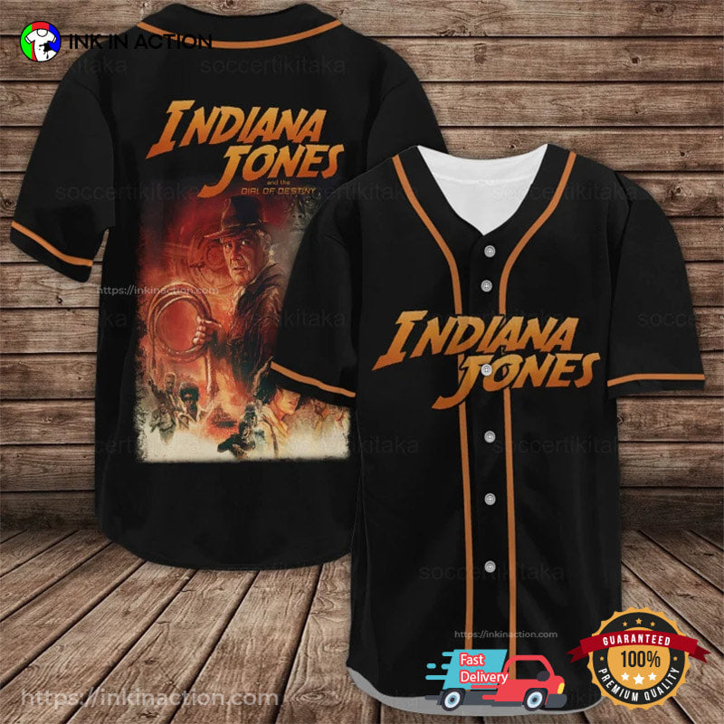 Indiana Jones And The Dial Of Destiny Baseball Jersey Shirt baseball jersey product view 1
