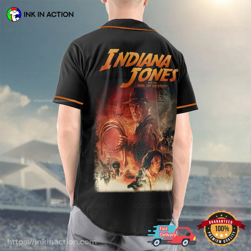 Indiana Jones And The Dial Of Destiny Baseball Jersey Shirt baseball jersey product view 3