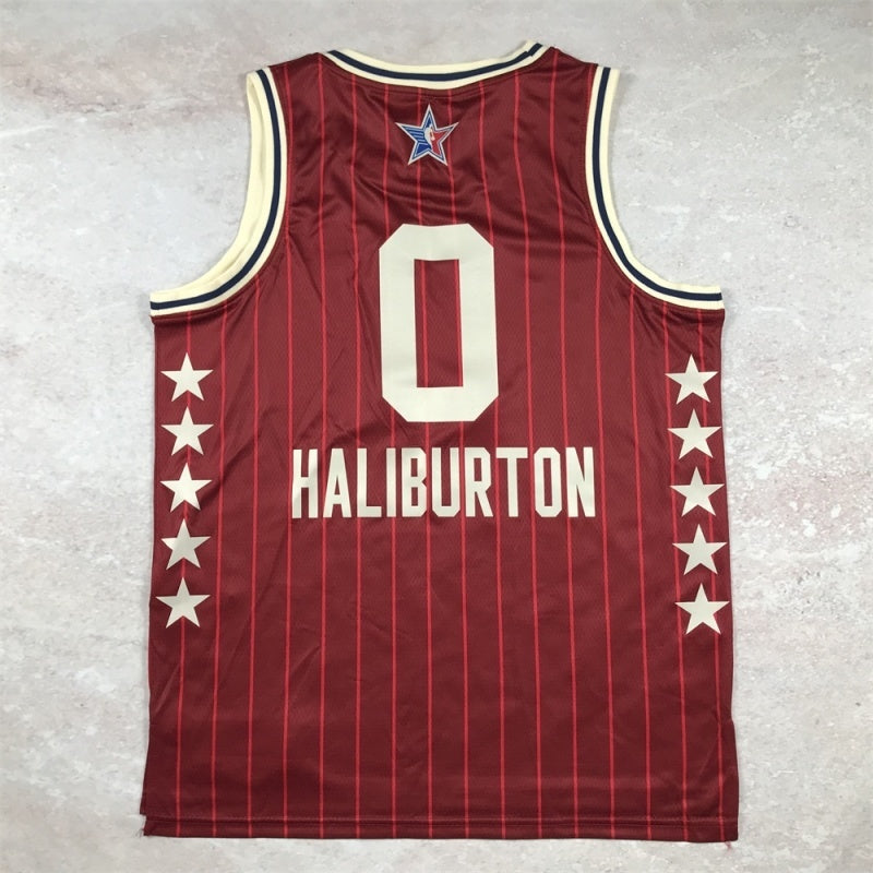 Indiana Pacers #0 Tyrese Haliburton 2024 NBA All-Star Basketball Jersey basketball jersey product view 1