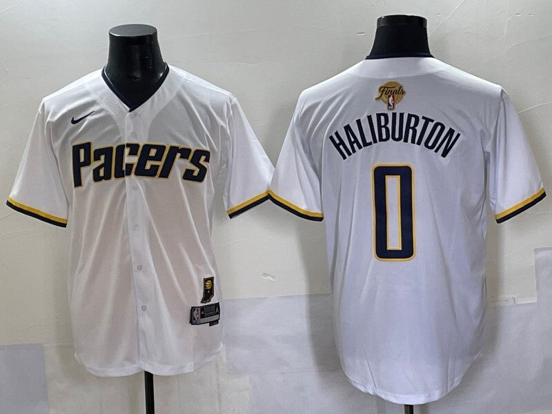 Indiana Pacers #0 Tyrese Haliburton Style 1 Basketball Jersey basketball jersey product view 1