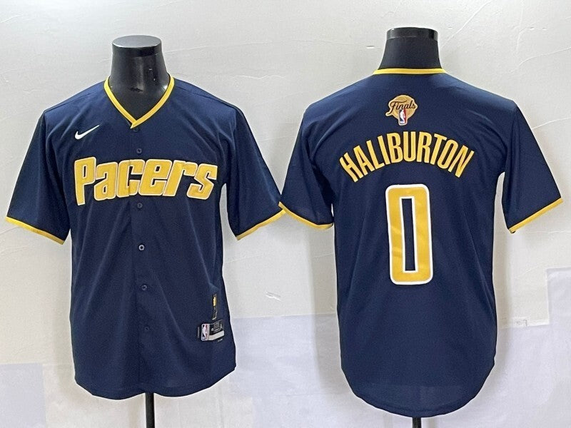 Indiana Pacers #0 Tyrese Haliburton Style 2 Basketball Jersey basketball jersey product view 1