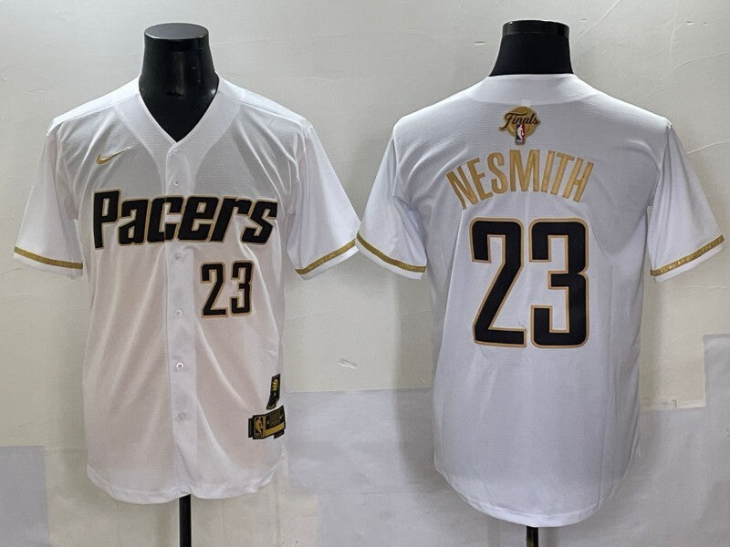 Indiana Pacers #23 Aaron Nesmith nba Collaboration Style 4 Basketball Jersey basketball jersey product view 1