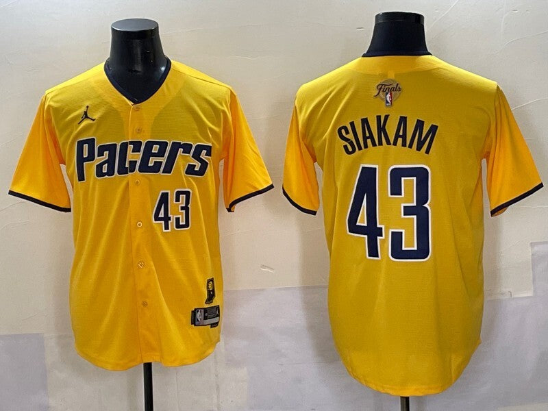 Indiana Pacers #43 Pascal Siakam nba Collaboration Style 10 Basketball Jersey basketball jersey product view 1