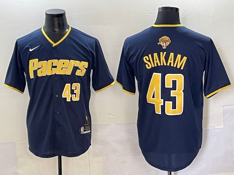 Indiana Pacers #43 Pascal Siakam nba Collaboration Style 8 Basketball Jersey basketball jersey product view 1
