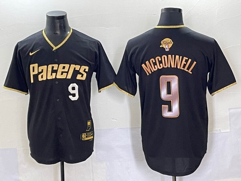 Indiana Pacers #9 T.J. McConnell nba Collaboration Style 8 Basketball Jersey basketball jersey product view 1