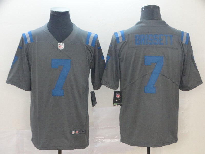 Indianapolis Colts 7 Jacoby Brissett Football Jersey football jersey product view 1