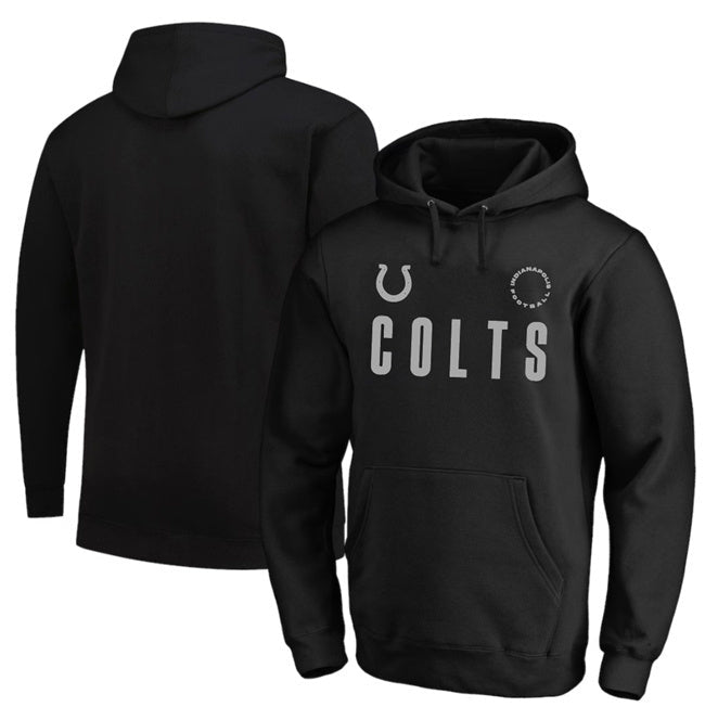 Indianapolis Colts Black Big & Tall Chip Shot Hoodie Football Jersey football jersey product view 1